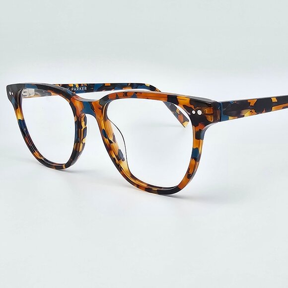 Warby Parker Gilmore M 238 Teal Tortoise Full Rim Eyeglasses Frame 50-17-145 - Picture 1 of 14